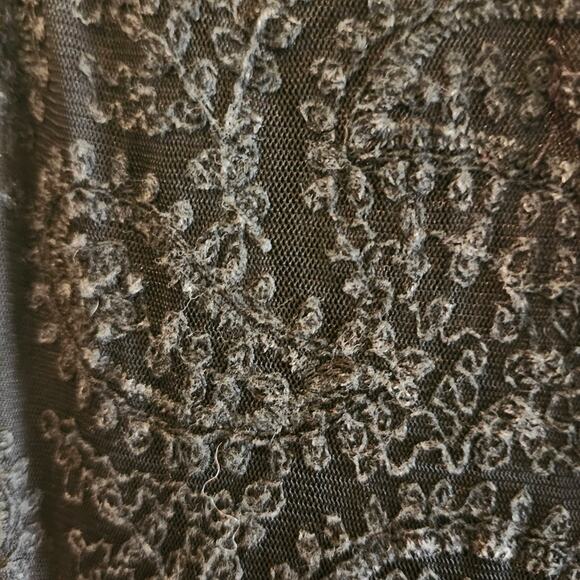 POL Whimsigoth Black Distressed Slip Dress with Lace Cut-Outs Size Small - Picture 4 of 10